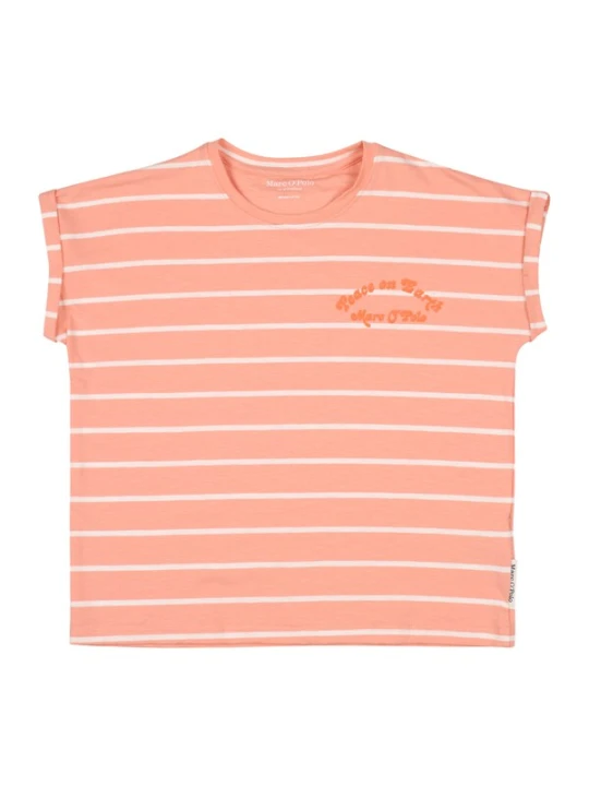 Obrázek produktu Marc O'Polo Junior Tričko broskvová / bílá