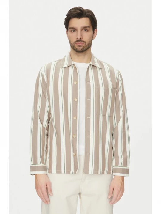 Obrázek produktu Marc O'Polo Košile 522 7348 74184 Béžová Relaxed Fit