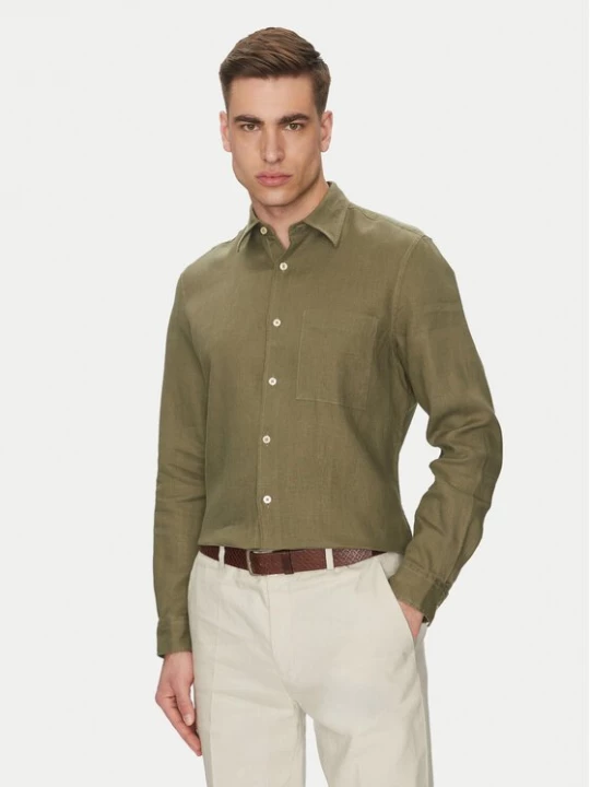 Obrázek produktu Marc O'Polo Košile 523 7428 42318 Zelená Regular Fit