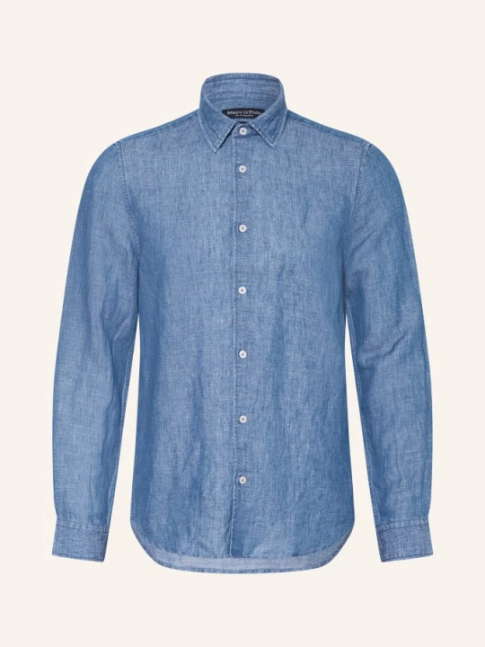 Obrázek produktu Marc O'polo Košile Shaped Fit S Lnem modrá