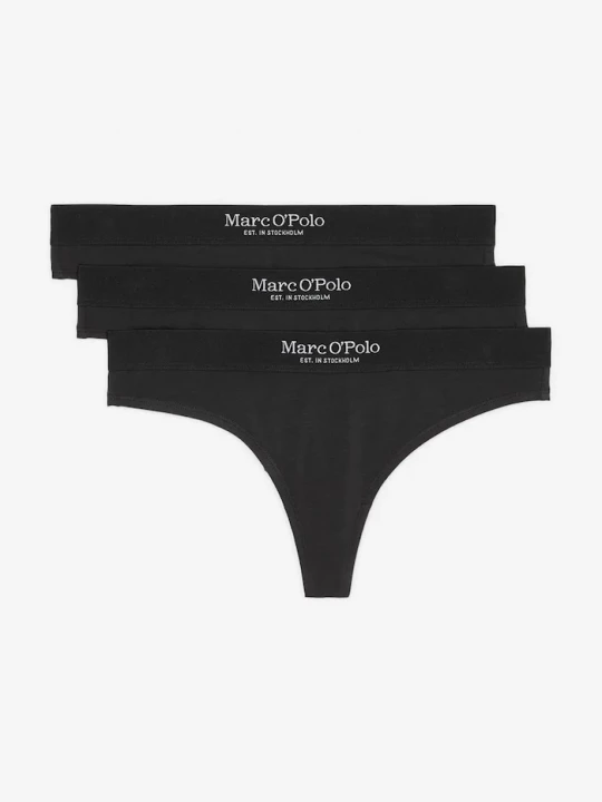 Obrázek produktu Marc O'Polo Tanga Marc O'Polo 3-pack černá