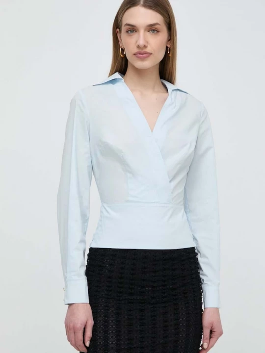 Obrázek produktu Marciano by Guess Bavlněná halenka Marciano by Guess CORINNE modrá
