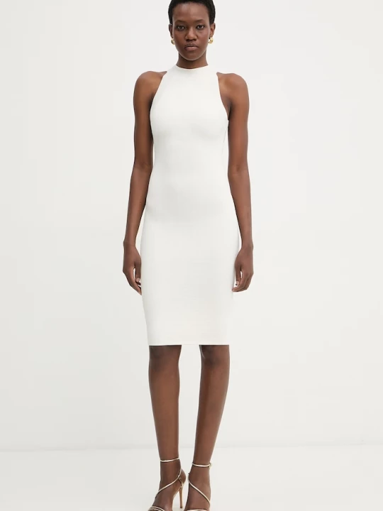 Obrázek produktu Marciano by Guess bodycon šaty s viskózou KIANNA béžová