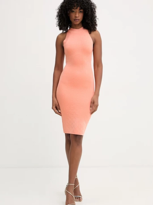 Obrázek produktu Marciano by Guess bodycon šaty s viskózou KIANNA oranžová