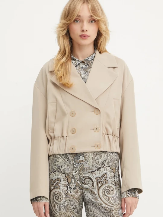 Obrázek produktu Marciano by Guess Bunda s příměsí vlny Marciano by Guess NINA béžová