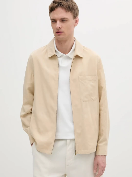 Obrázek produktu Marciano by Guess Bunda se lněnou směsí Marciano by Guess béžová