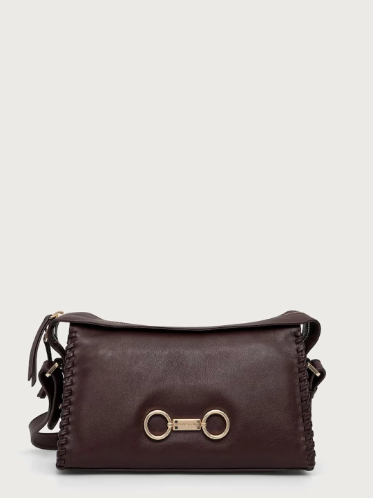 Obrázek produktu Marciano by Guess crossbody kabelka dámská kožená burgundské
