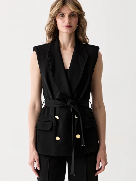 Obrázek produktu Marciano by Guess dvořadá vesta dámská s viskózou RASHIDA černá