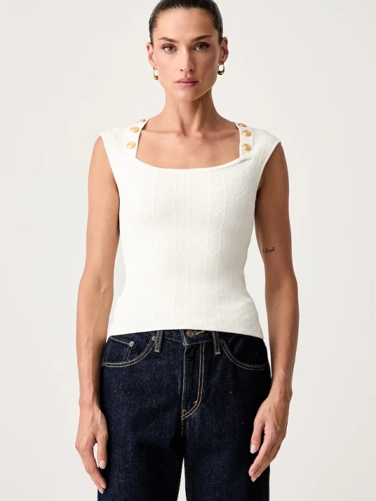 Obrázek produktu Marciano by Guess halenka dámská s viskózou YAMNA béžová