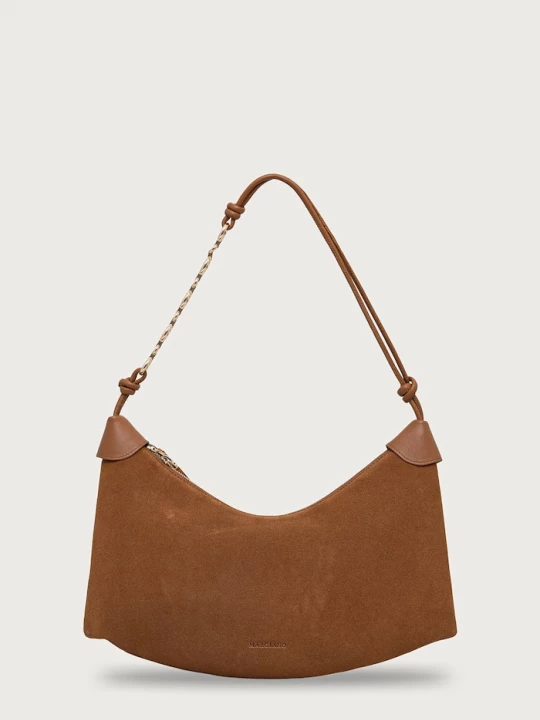 Obrázek produktu Marciano by Guess hobo kabelka dámská semišová GRACE hnědá