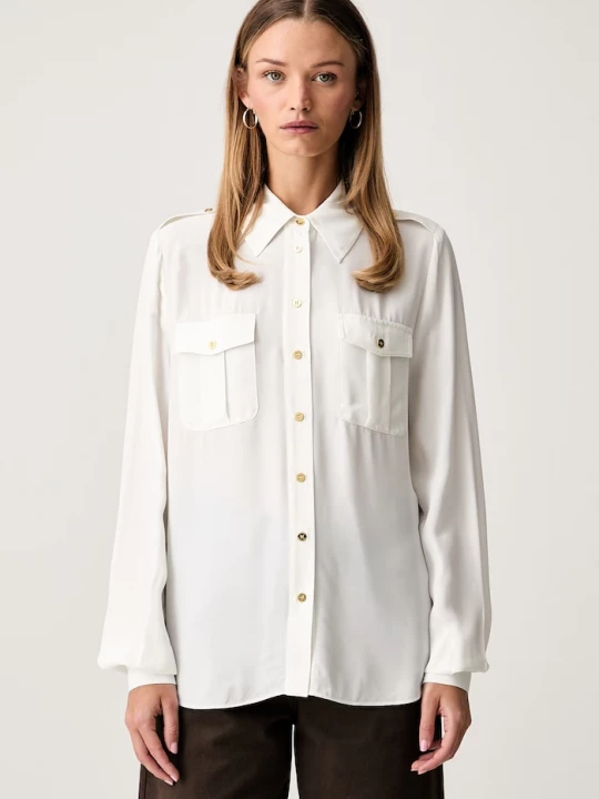 Obrázek produktu Marciano by Guess košile dámská s viskózou NORI béžová