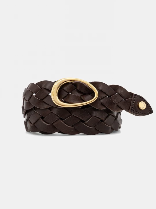 Obrázek produktu Marciano by Guess pásek dámský kožený hnědá
