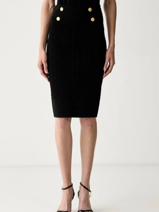 Obrázek produktu Marciano by Guess pouzdrová sukně s viskózou YAMNA černá