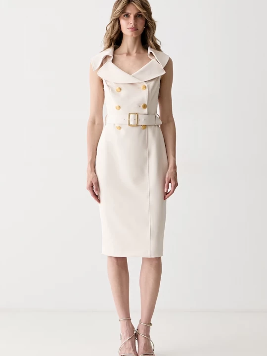 Obrázek produktu Marciano by Guess sakové šaty JASMINE béžová