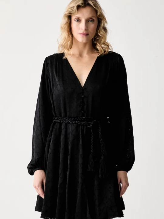 Obrázek produktu Marciano by Guess šaty s viskózou HADIL černá