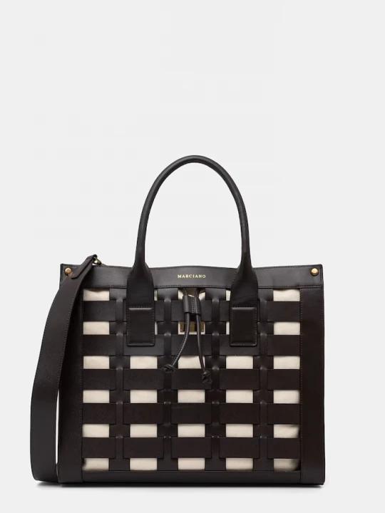 Obrázek produktu Marciano by Guess tote taška dámská kožená hnědá