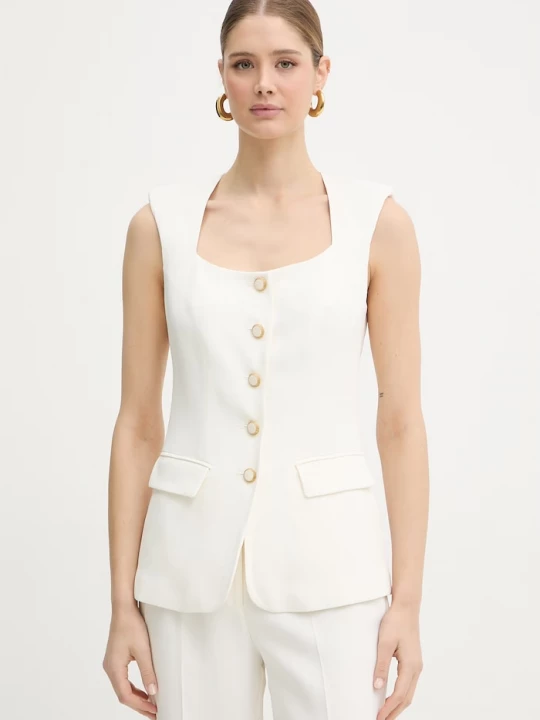Obrázek produktu Marciano by Guess vesta dámská s viskózou GRETHA béžová