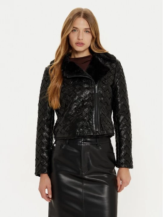 Obrázek produktu Marciano Guess Bunda z imitace kůže Camille 4BGL31 7204A Černá Regular Fit