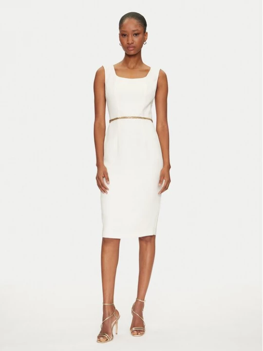 Obrázek produktu Marciano Guess Koktejlové šaty 5GGK12 7300A Écru Regular Fit Krémová