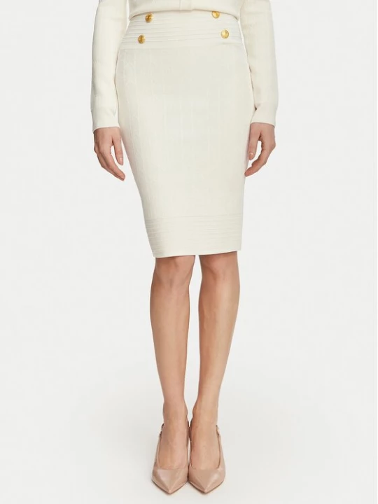 Obrázek produktu Marciano Guess Pouzdrová sukně G6YD07 Z1013 Krémová Slim Fit