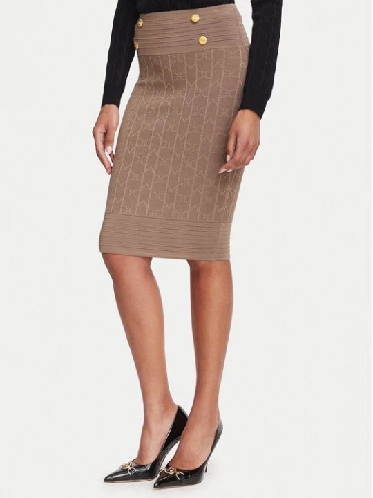 Obrázek produktu Marciano Guess Pouzdrová sukně G6YD07 Z1013 Světle hnědá Slim Fit