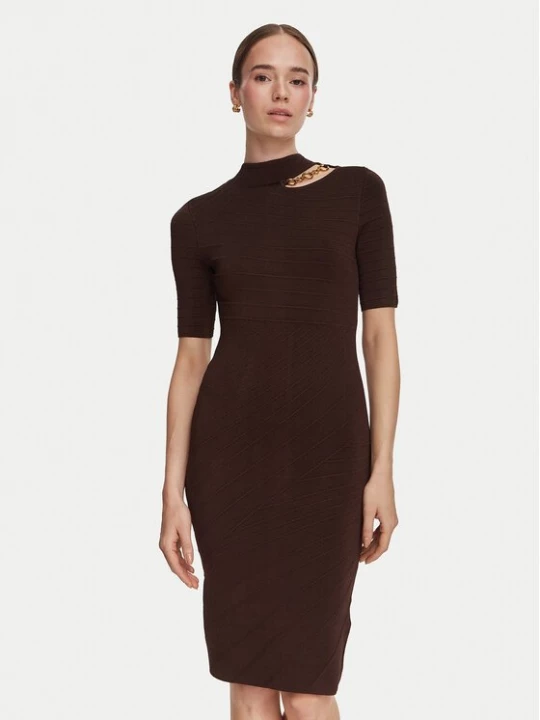 Obrázek produktu Marciano Guess Úpletové šaty G6YK28 Z1059 Hnědá Slim Fit