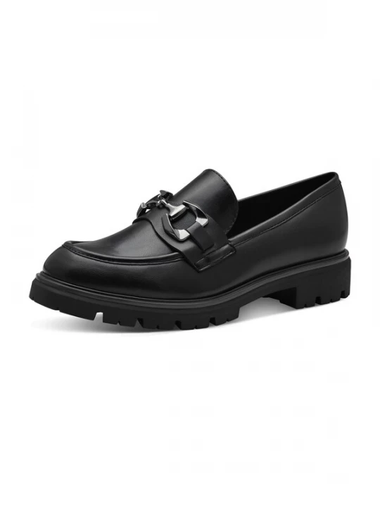 Obrázek produktu MARCO TOZZI Slipper černá / stříbrná