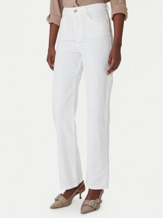 Obrázek produktu Marella Jeansy 2613181024 Bílá Wide Leg