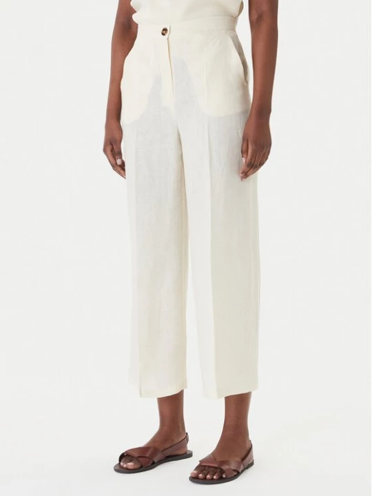 Obrázek produktu Marella Kalhoty culottes Clava 2615131182 Écru Regular Fit Krémová