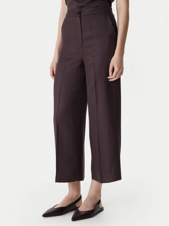 Obrázek produktu Marella Kalhoty z materiálu Emme by Marella Alcuno 2615131041 Hnědá Straight Fit