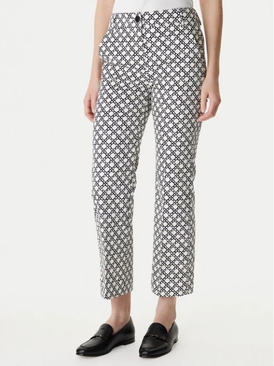 Obrázek produktu Marella Kalhoty z materiálu Emme by Marella Classi 2615131201 Černá Slim Fit