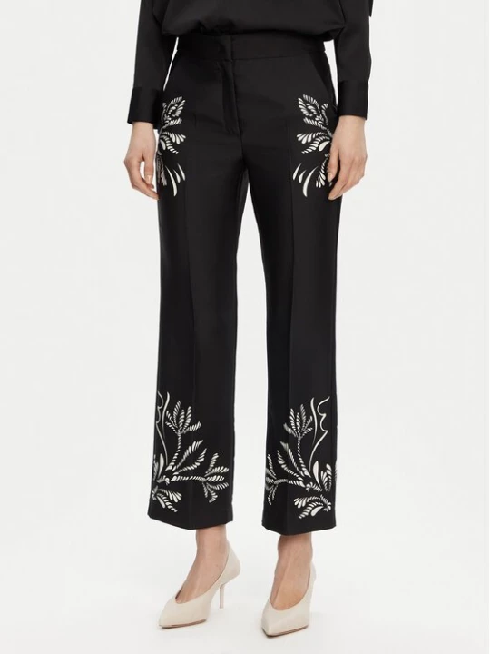Obrázek produktu Marella Kalhoty z materiálu Egizio 2513131043 Černá Flare Fit