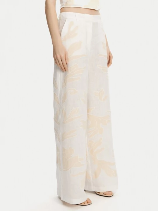 Obrázek produktu Marella Kalhoty z materiálu Kadiak 2513131212 Bílá Wide Leg