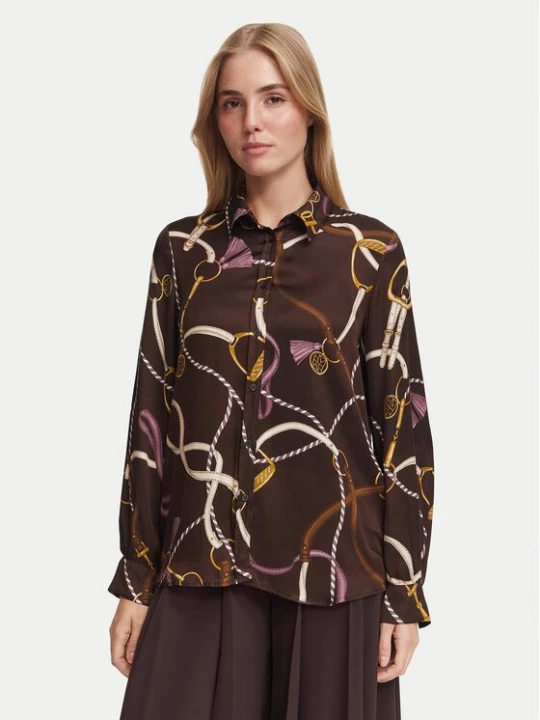 Obrázek produktu Marella Košile Emme by Marella Parole 2625116102 Tmavě hnědá Regular Fit