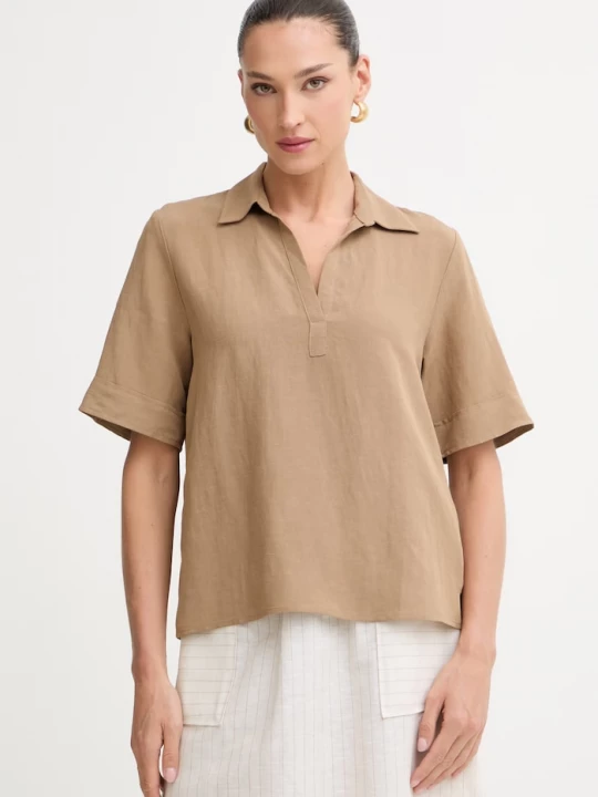 Obrázek produktu Marella polo dámské s viskózou Emme by Marella hnědá