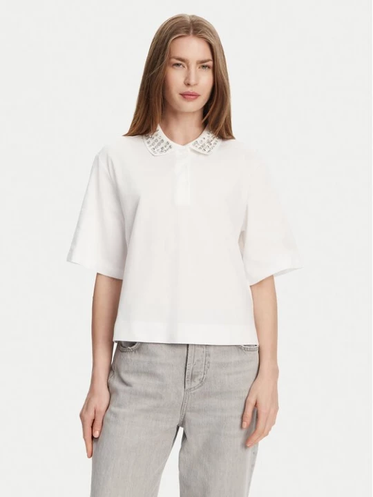 Obrázek produktu Marella Polokošile Gonzaga 2513951014 Bílá Relaxed Fit