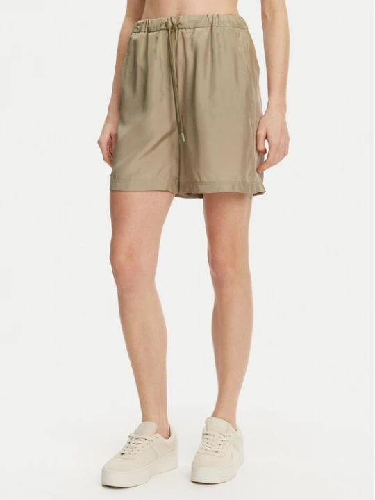 Obrázek produktu Marella Šortky z materiálu Borbona 2513141025 Zelená Relaxed Fit