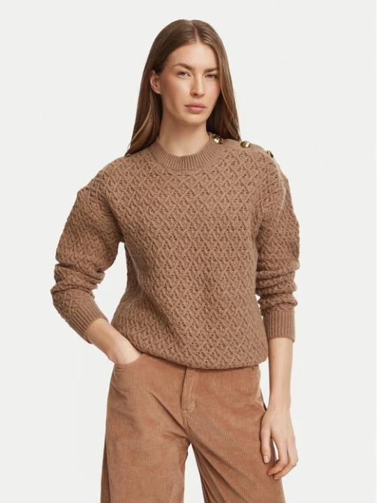 Obrázek produktu Marella Svetr 2623366374200 Světle hnědá Regular Fit