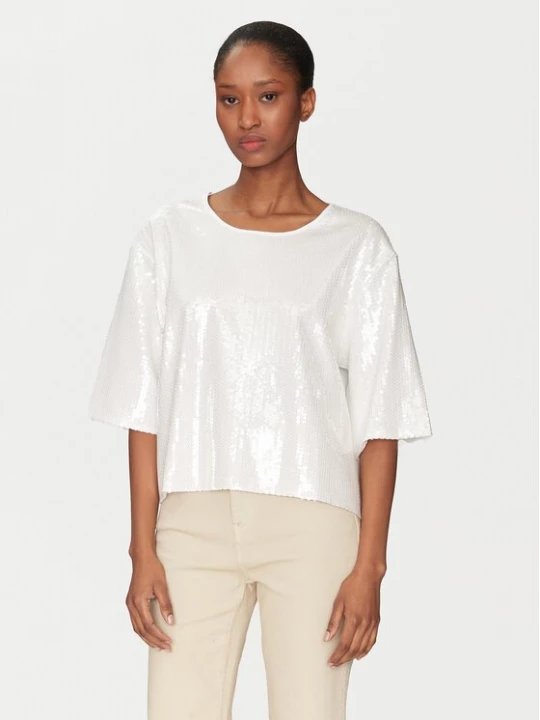 Obrázek produktu Marella T-Shirt Gardone 2513971024 Écru Boxy Fit Krémová