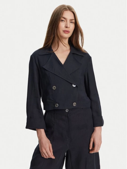 Obrázek produktu Marella Trenčkot Flavio 2513041094 Tmavomodrá Relaxed Fit