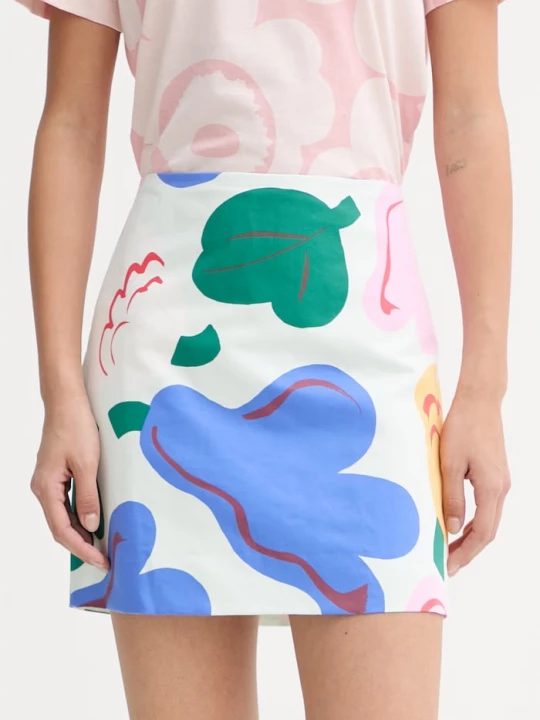 Obrázek produktu Marimekko áčková sukně s příměsí lnu