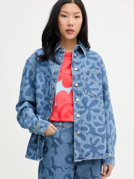 Obrázek produktu Marimekko košile dámská bavlněná modrá