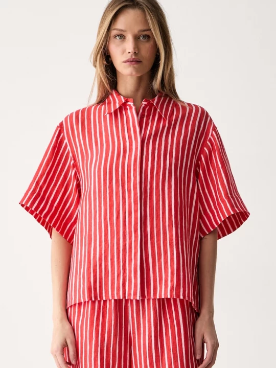Obrázek produktu Marimekko košile dámská lněná červená