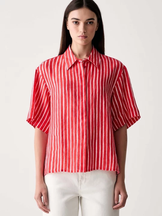 Obrázek produktu Marimekko košile dámská lněná červená
