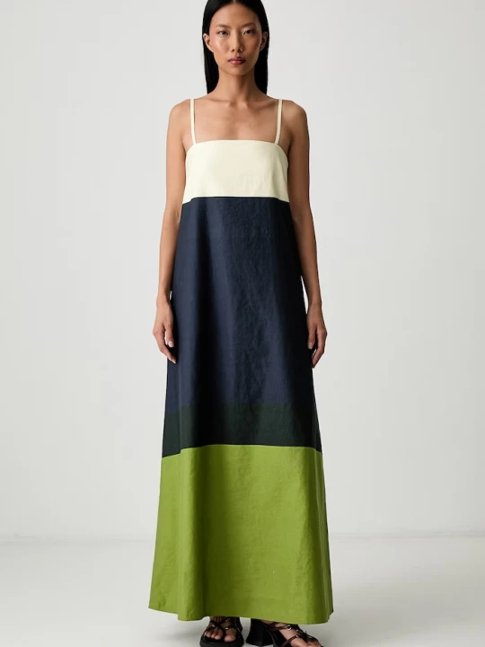 Obrázek produktu Marimekko letní šaty s bavlnou námořnická modř