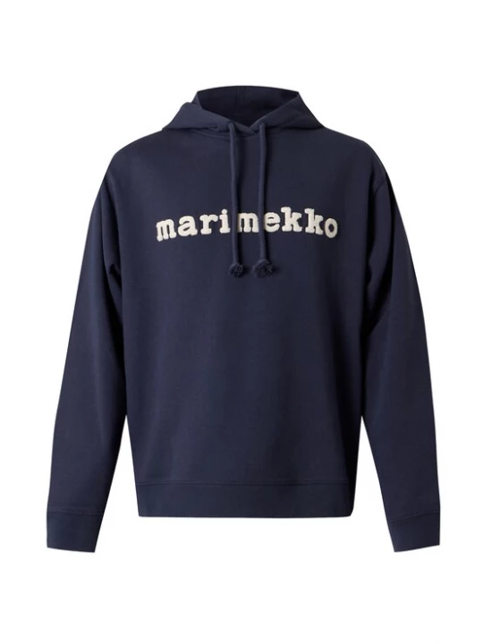 Obrázek produktu Marimekko Mikina 'SKRIPTI' tmavě modrá / bílá
