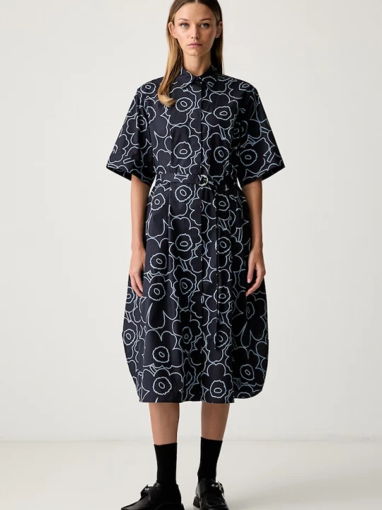 Obrázek produktu Marimekko šaty bavlněné s elastanem námořnická modř