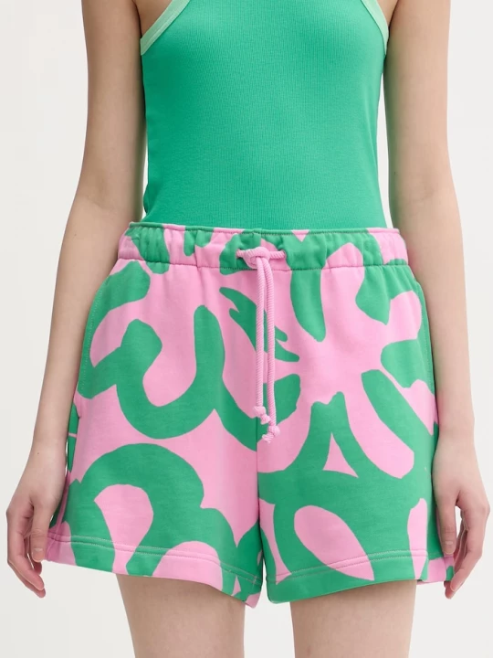 Obrázek produktu Marimekko teplákové šortky dámské bavlněné růžová