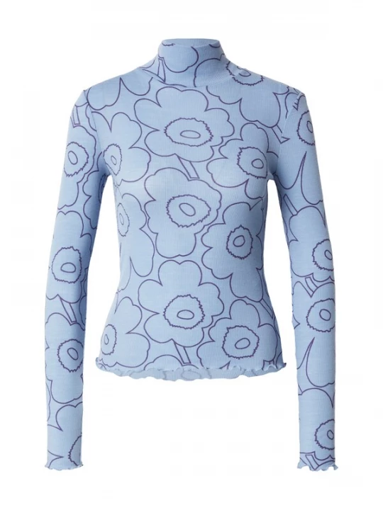Obrázek produktu Marimekko Tričko světlemodrá / ostružinová