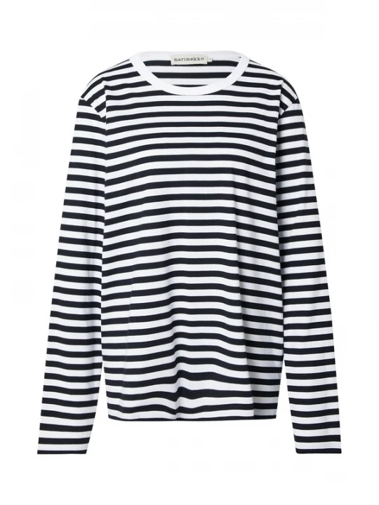 Obrázek produktu Marimekko Tričko 'TASARAITA' marine modrá / bílá